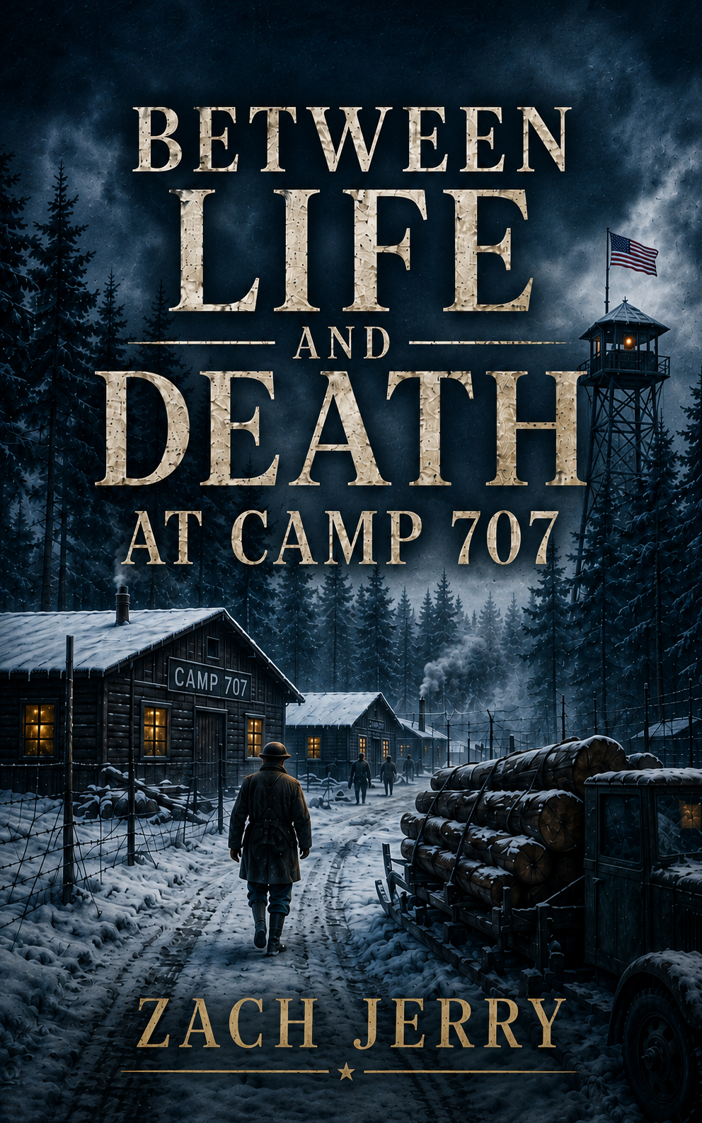 Cover of Between Life and Death at Camp 707 by Zach Jerry